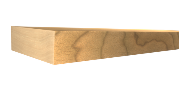 Profile View of Standard Size 1x3 Hard Maple Boards - $3.12/ft sold by American Wood Moldings