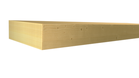 Profile View of Standard Size 1x3 Knotty Pine Boards - $0.68/ft sold by American Wood Moldings