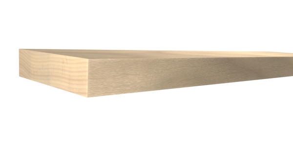 Profile View of Standard Size 1x4 Beech Boards - $2.08/ft sold by American Wood Moldings