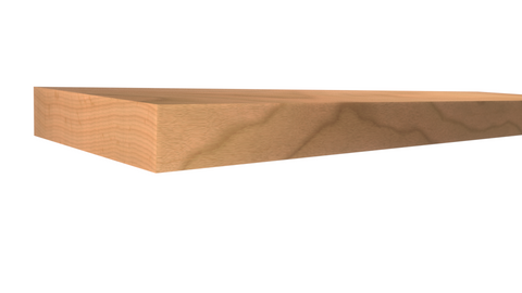 Profile View of Standard Size 1x4 Cherry Boards - $4.04/ft sold by American Wood Moldings