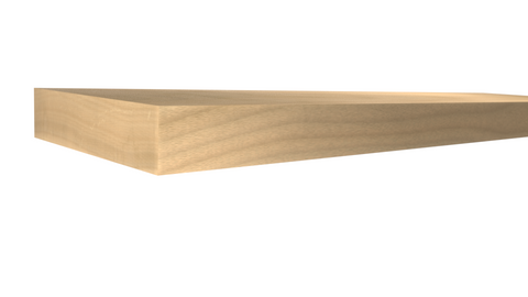 Profile View of Standard Size 1x4 Soft Maple Boards - $3.32/ft sold by American Wood Moldings