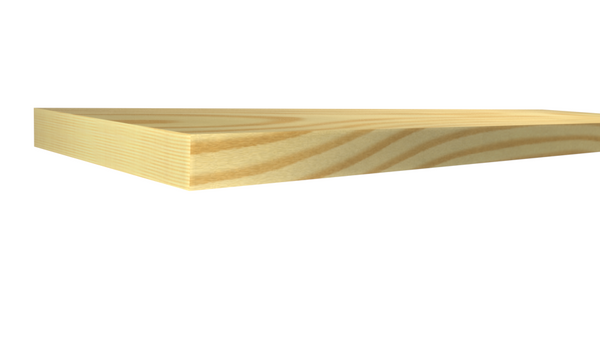 Profile View of Standard Size 1x6 Clear Pine Boards - $3.36/ft sold by American Wood Moldings