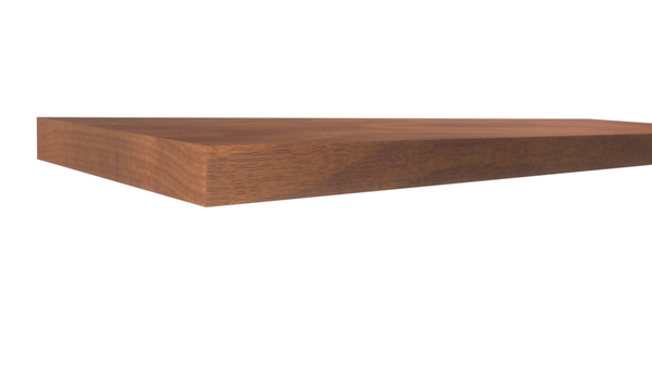 Profile View of Standard Size 1x6 Honduras Mahogany Boards - $12.20/ft sold by American Wood Moldings