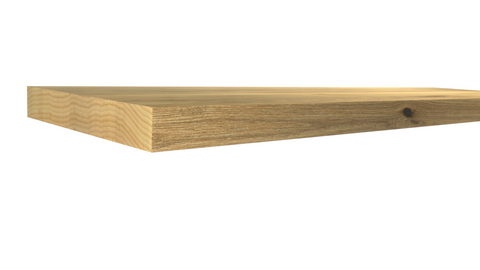 Profile View of Standard Size 1x6 Knotty Hickory Boards - $4.52/ft sold by American Wood Moldings