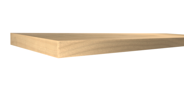 Profile View of Standard Size 1x6 Soft Maple Boards - $4.84/ft sold by American Wood Moldings