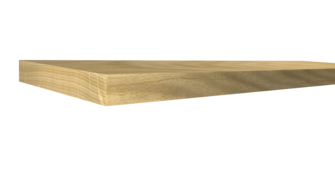Profile View of Standard Size 1x6 White Oak Boards - $11.70/ft sold by American Wood Moldings