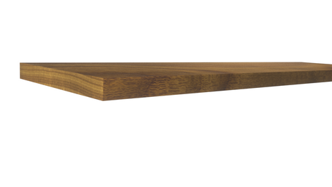 Profile View of Standard Size 1x8 Teak Boards - $49.36/ft sold by American Wood Moldings