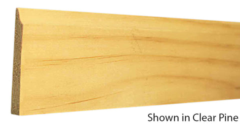 Profile View of Base Molding, product number BA-216-010-2-CP - 5/16" x 2-1/2" Clear Pine Base - $0.72/ft sold by American Wood Moldings