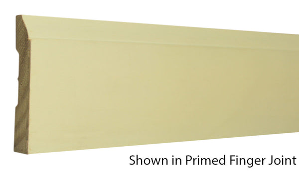 Profile View of Base Molding, product number BA-308-014-1-PF - 7/16" x 3-1/4" Primed Finger Joint Base - $0.76/ft sold by American Wood Moldings