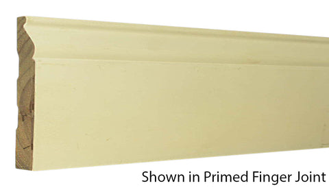 Profile View of Base Molding, product number BA-508-018-1-PF - 9/16" x 5-1/4" Primed Finger Joint Base - $1.39/ft sold by American Wood Moldings