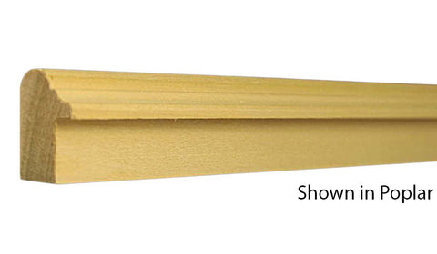 Profile View of Backband Molding, product number BB-110-028-1-PO - 7/8" x 1-5/16" Poplar Backband - $1.04/ft sold by American Wood Moldings