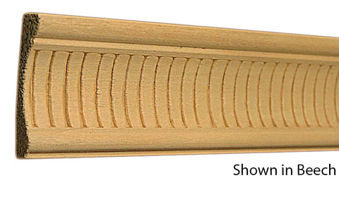 Profile View of Decorative Embossed Molding, product number DE-216-026-1-BE - 13/16" x 2-1/2" Beech Decorative Embossed Molding - $6.92/ft sold by American Wood Moldings