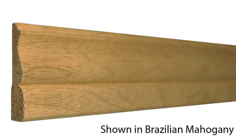 Profile View of Casing Molding, product number CA-208-014-2-BMH - 7/16" x 2-1/4" Brazilian Mahogany Casing - $4.32/ft sold by American Wood Moldings