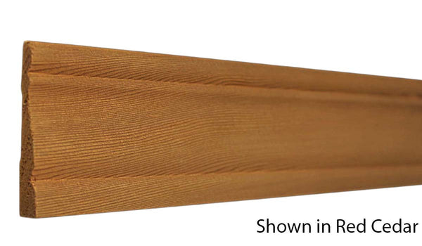 Profile View of Casing Molding, product number CA-216-014-1-CE - 7/16" x 2-1/2" Red Cedar Casing - $3.60/ft sold by American Wood Moldings