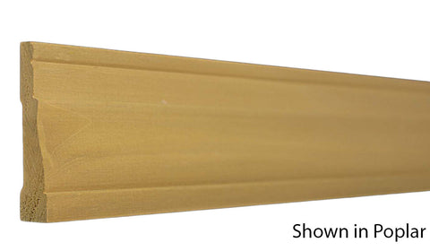Profile View of Casing Molding, product number CA-216-020-1-PO - 5/8" x 2-1/2" Poplar Casing - $1.32/ft sold by American Wood Moldings