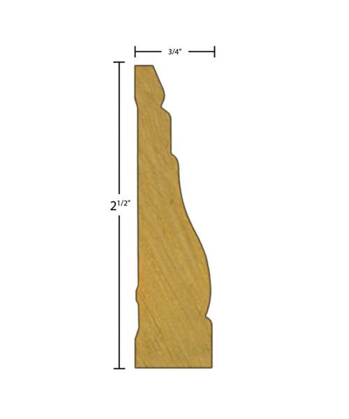 Maple Casing - CA-216-024-2-MA - $3.21/ft – American Wood Moldings