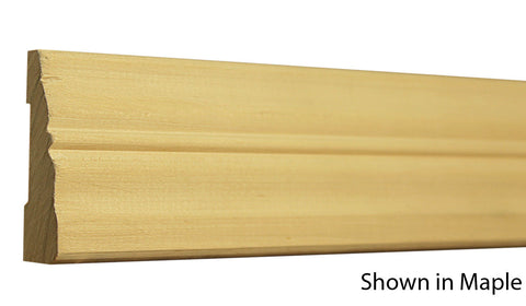 Profile View of Casing Molding, product number CA-218-026-1-MA - 13/16" x 2-9/16" Maple Casing - $2.44/ft sold by American Wood Moldings