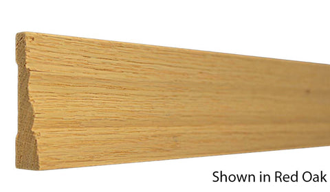 Profile View of Casing Molding, product number CA-224-019-1-RO - 19/32" x 2-3/4" Red Oak Casing - $2.00/ft sold by American Wood Moldings