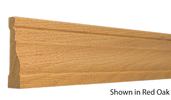 Profile View of Casing Molding, product number CA-300-024-6-RO - 3/4" x 3" Red Oak Casing - $2.32/ft sold by American Wood Moldings