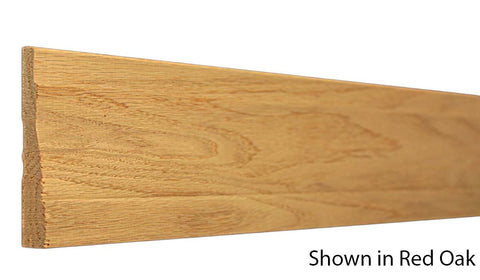 Profile View of Casing Molding, product number CA-306-014-1-RO - 7/16" x 3-3/16" Red Oak Casing - $1.64/ft sold by American Wood Moldings