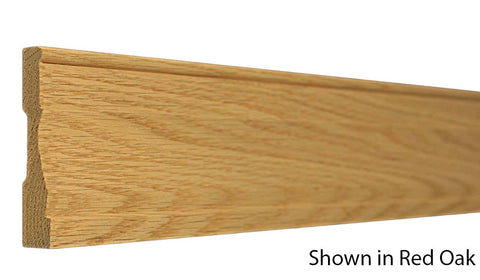 Profile View of Casing Molding, product number CA-308-018-1-RO - 9/16" x 3-1/4" Red Oak Casing - $2.56/ft sold by American Wood Moldings