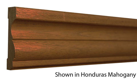 Profile View of Casing Molding, product number CA-308-026-2-HMH - 13/16" x 3-1/4" Honduras Mahogany Casing - $8.36/ft sold by American Wood Moldings
