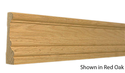Profile View of Casing Molding, product number CA-308-026-3-RO - 13/16" x 3-1/4" Red Oak Casing - $2.72/ft sold by American Wood Moldings