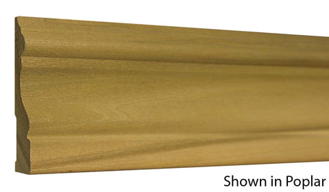 Profile View of Casing Molding, product number CA-314-018-1-PO - 9/16" x 3-7/16" Poplar Casing - $1.60/ft sold by American Wood Moldings