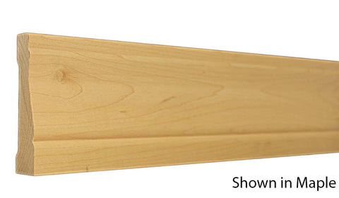 Profile View of Casing Molding, product number CA-316-024-2-MA - 3/4" x 3-1/2" Maple Casing - $3.32/ft sold by American Wood Moldings