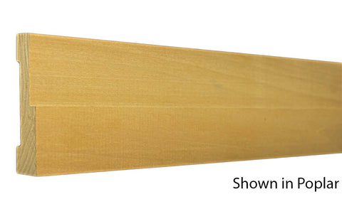 Profile View of Casing Molding, product number CA-316-024-5-PO - 3/4" x 3-1/2" Poplar Casing - $2.20/ft sold by American Wood Moldings
