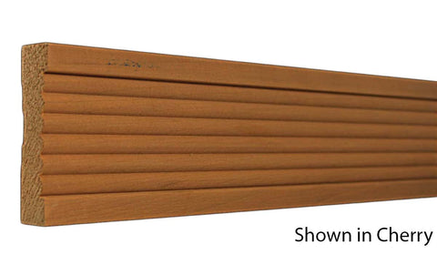 Profile View of Casing Molding, product number CA-316-024-7-CH - 3/4" x 3-1/2" Cherry Casing - $3.92/ft sold by American Wood Moldings
