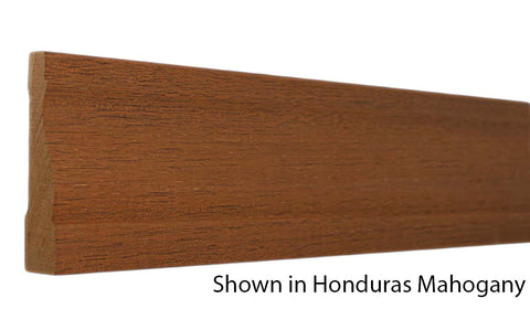 Profile View of Casing Molding, product number CA-400-024-2-HMH - 3/4" x 4" Honduras Mahogany Casing - $3.76/ft sold by American Wood Moldings