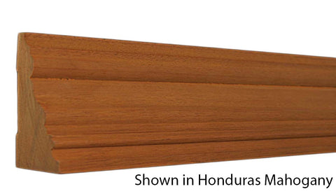 Profile View of Casing Molding, product number CA-408-130-1-HMH - 1-15/16" x 4-1/4" Honduras Mahogany Casing - $25.64/ft sold by American Wood Moldings
