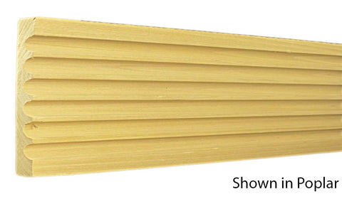 Profile View of Casing Molding, product number CA-716-024-1-MA - 3/4" x 7-1/2" Maple Casing - $8.92/ft sold by American Wood Moldings