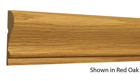 Profile View of Chair Rail Molding, product number CH-210-016-1-RO - 1/2" x 2-5/16" Red Oak Chair Rail - $2.12/ft sold by American Wood Moldings