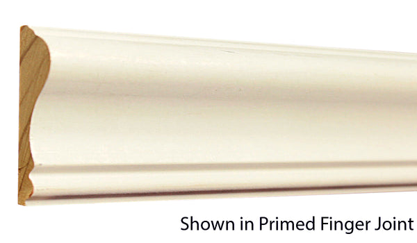 Profile View of Chair Rail Molding, product number CH-220-022-1-PF - 11/16" x 2-5/8" Primed Finger Joint Chair Rail - $0.76/ft sold by American Wood Moldings