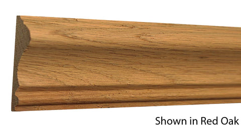 Profile View of Chair Rail Molding, product number CH-220-020-2-PO - 5/8" x 2-5/8" Poplar Chair Rail - $1.52/ft sold by American Wood Moldings