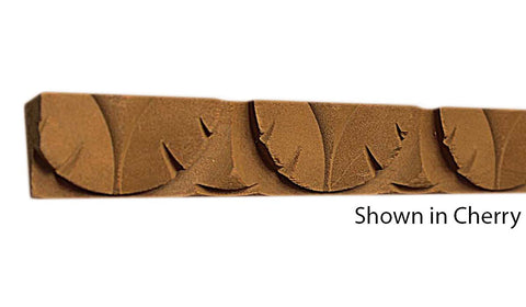 Profile View of Decorative Carved Molding, product number DC-102-020-1-CH - 5/8" x 1-1/16" Cherry Decorative Carved Molding - $5.28/ft sold by American Wood Moldings