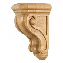 Profile View of Corbel Molding, product number Corbel - CORQ-1RW- $73.48 sold by American Wood Moldings