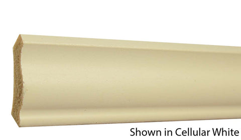 Profile View of Crown Molding, product number CR-204-016-1-CW - 1/2" x 2-1/8" Cellular White Crown - $0.96/ft sold by American Wood Moldings