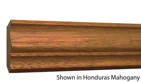 Profile View of Crown Molding, product number CR-208-016-1-RO - 1/2" x 2-1/4" Red Oak Crown - $2.36/ft sold by American Wood Moldings