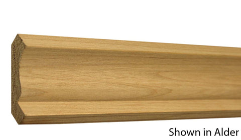 Profile View of Crown Molding, product number CR-208-020-1-KPI - 5/8" x 2-1/4" Knotty Pine Crown - $1.28/ft sold by American Wood Moldings