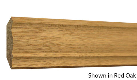 Profile View of Crown Molding, product number CR-218-024-1-CH - 3/4" x 2-9/16" Cherry Crown - $3.56/ft sold by American Wood Moldings