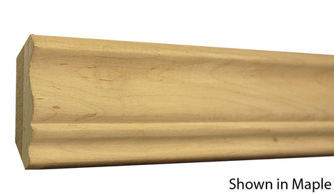 Profile View of Crown Molding, product number CR-222-024-1-MA - 3/4" x 2-11/16" Maple Crown - $3.44/ft sold by American Wood Moldings