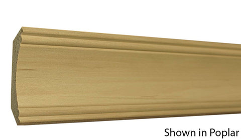 Profile View of Crown Molding, product number CR-308-020-1-PO - 5/8" x 3-1/4" Poplar Crown - $1.48/ft sold by American Wood Moldings