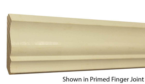 Profile View of Crown Molding, product number CR-320-018-1-CP - 9/16" x 3-5/8" Clear Pine Crown - $1.92/ft sold by American Wood Moldings