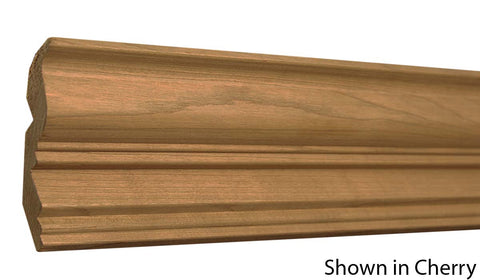 Profile View of Crown Molding, product number CR-404-026-1-PO - 13/16" x 4-1/8" Poplar Crown - $1.92/ft sold by American Wood Moldings