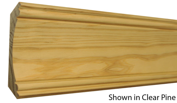 Profile View of Crown Molding, product number CR-506-026-1-CH - 13/16" x 5-3/16" Cherry Crown - $6.00/ft sold by American Wood Moldings