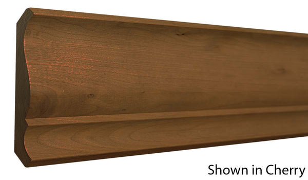 Profile View of Crown Molding, product number CR-510-022-1-CH - 11/16" x 5-5/16" Cherry Crown - $5.64/ft sold by American Wood Moldings
