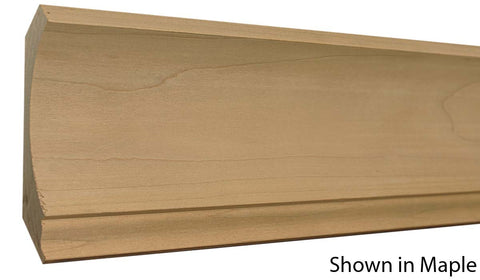 Profile View of Crown Molding, product number CR-510-030-1-MA - 15/16" x 5-5/16" Maple Crown - $5.32/ft sold by American Wood Moldings